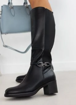 The Fashion Project Μπότες με μεταλλική λεπτομέρεια - Μαύρο -Κατάστημα TheFashionProject mpotes me metalliki leptomereia 108707 m0ug