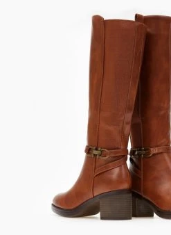 The Fashion Project Μπότες με μεταλλική λεπτομέρεια - Ταμπά -Κατάστημα TheFashionProject mpotes me metalliki leptomereia 108708 rofp