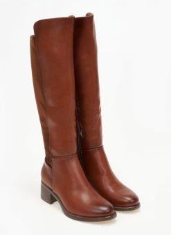 The Fashion Project Μπότες με ύφασμα στο πίσω μέρος - Ταμπά -Κατάστημα TheFashionProject mpotes me ufasma sto pisw meros 106269 fnvi