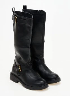 The Fashion Project Μπότες με ζωνάκια - Μαύρο 11 The Fashion Project Μπότες με ζωνάκια - Μαύρο -Κατάστημα TheFashionProject mpotes me zwnakia 106256 ar30