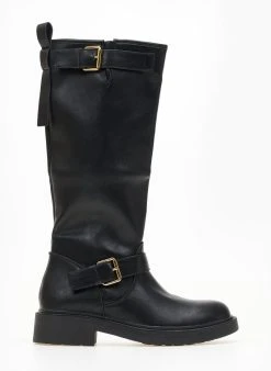 The Fashion Project Μπότες με ζωνάκια - Μαύρο 10 The Fashion Project Μπότες με ζωνάκια - Μαύρο -Κατάστημα TheFashionProject mpotes me zwnakia 106256 z795