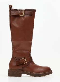 The Fashion Project Μπότες με ζωνάκια - Ταμπά -Κατάστημα TheFashionProject mpotes me zwnakia 106257 4s6o