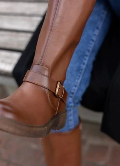 The Fashion Project Μπότες με ζωνάκια - Ταμπά -Κατάστημα TheFashionProject mpotes me zwnakia 106257 efby