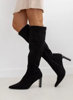 Xti Footwear Μπότες μυτερές κάλτσα Xti 140540 - Μαύρο