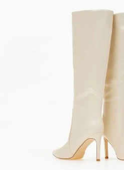 The Fashion Project Μπότες μυτερές με λεπτό τακούνι - Μπεζ -Κατάστημα TheFashionProject mpotes muteres me lepto takouni 106158 co3c