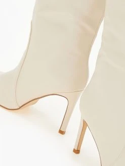 The Fashion Project Μπότες μυτερές με λεπτό τακούνι - Μπεζ -Κατάστημα TheFashionProject mpotes muteres me lepto takouni 106158 glbi