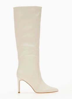 The Fashion Project Μπότες μυτερές με λεπτό τακούνι - Μπεζ -Κατάστημα TheFashionProject mpotes muteres me lepto takouni 106158 jfo1