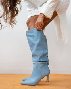 The Fashion Project Μπότες μυτερές με σούρες - Ραφ -Κατάστημα TheFashionProject mpotes muteres me soures 96188 wblt