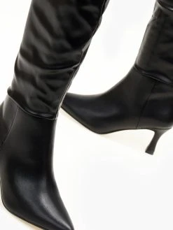 The Fashion Project Μπότες μυτερές με χαμηλό τακούνι - Μαύρο -Κατάστημα TheFashionProject mpotes muteres me xamilo takouni 105442 rye8