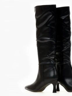 The Fashion Project Μπότες μυτερές με χαμηλό τακούνι - Μαύρο -Κατάστημα TheFashionProject mpotes muteres me xamilo takouni 105442 v6sv