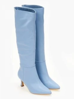 The Fashion Project Μπότες μυτερές με χαμηλό τακούνι - Γαλάζιο -Κατάστημα TheFashionProject mpotes muteres me xamilo takouni 105443 crst