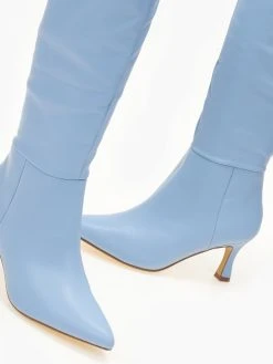 The Fashion Project Μπότες μυτερές με χαμηλό τακούνι - Γαλάζιο -Κατάστημα TheFashionProject mpotes muteres me xamilo takouni 105443 v3ke