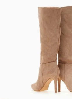 The Fashion Project Μπότες μυτερές Suede με λεπτό τακούνι - Πούρο -Κατάστημα TheFashionProject mpotes muteres suede me lepto takouni 107270 a6gu