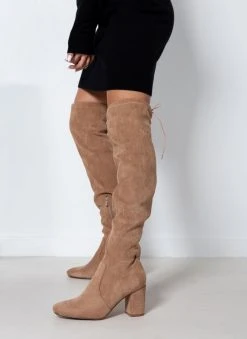 The Fashion Project Μπότες πάνω από το γόνατο Casual - Πούρο