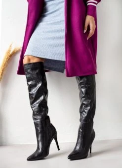 The Fashion Project Μπότες με Pattern - Μαύρο -Κατάστημα TheFashionProject mpotes panw apo to gonato me pattern 109058 mrm5