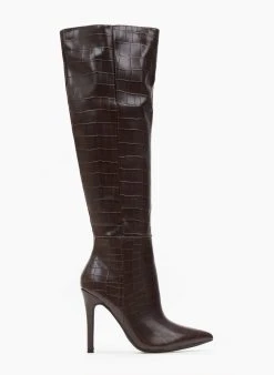 The Fashion Project Μπότες με Pattern - Καφέ -Κατάστημα TheFashionProject mpotes panw apo to gonato me pattern 109060 2sgr