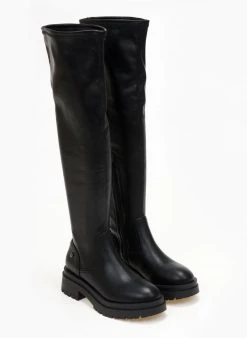 Μπότες πάνω από το γόνατο Refresh 170323 - Μαύρο -Κατάστημα TheFashionProject mpotes panw apo to gonato refresh 170323 107128 dkyb