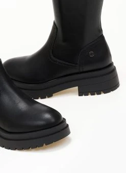 Μπότες πάνω από το γόνατο Refresh 170323 - Μαύρο -Κατάστημα TheFashionProject mpotes panw apo to gonato refresh 170323 107128 i0uz