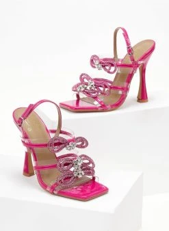 The Fashion Project Πέδιλα με στρας φιόγκους και διαφάνεια - Magenta 13 The Fashion Project Πέδιλα με στρας φιόγκους και διαφάνεια - Magenta -Κατάστημα TheFashionProject pedila diafaneis me strass fiogkous 104814 fmzu