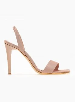 Πέδιλα με μπαρέτα υφασμάτινα Estil - Nude