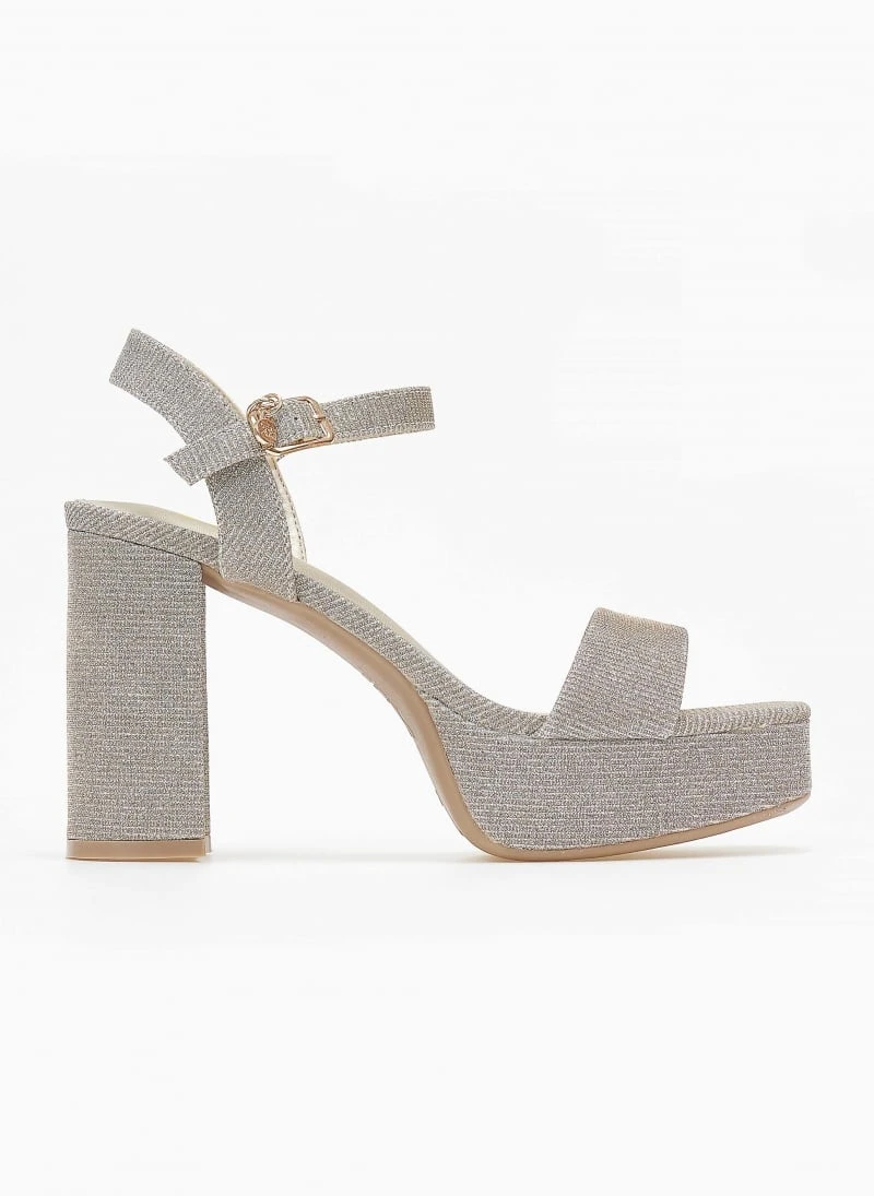 Xti Footwear Πέδιλα με μπαρέτα και Glitter Xti141260 - Χρυσό 3 Xti Footwear Πέδιλα με μπαρέτα και Glitter Xti141260 - Χρυσό