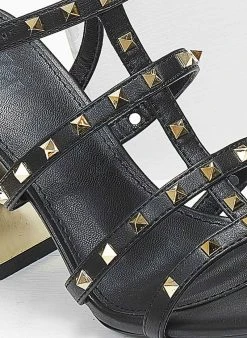 Xti Footwear Πέδιλα καρέ με τρουκς Xti 141428 - Μαύρο -Κατάστημα TheFashionProject pedila kare me trouks xti 141428 110226 2kms