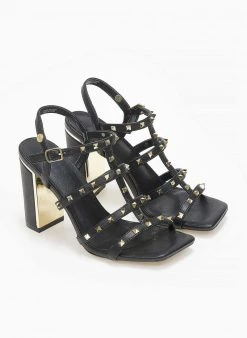 Xti Footwear Πέδιλα καρέ με τρουκς Xti 141428 - Μαύρο -Κατάστημα TheFashionProject pedila kare me trouks xti 141428 110226 80vo