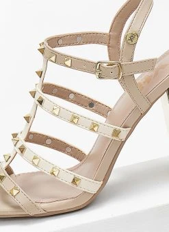 Xti Footwear Πέδιλα καρέ με τρουκς Xti 141428 - Μπεζ -Κατάστημα TheFashionProject pedila kare me trouks xti 141428 110227 2m1c