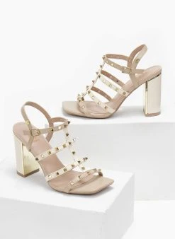 Xti Footwear Πέδιλα καρέ με τρουκς Xti 141428 - Μπεζ -Κατάστημα TheFashionProject pedila kare me trouks xti 141428 110227 ls2z