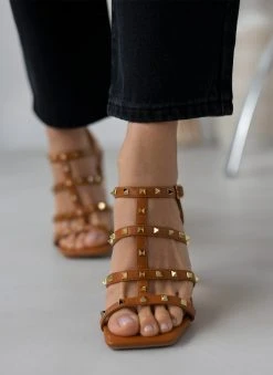 Xti Footwear Πέδιλα καρέ με τρουκς Xti 141428 - Ταμπά