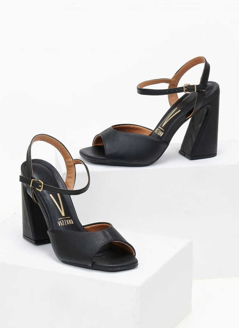 Πέδιλα καρέ με χοντρό τακούνι VIZZANO 6403.303 - Μαύρο 4 Πέδιλα καρέ με χοντρό τακούνι VIZZANO 6403.303 - Μαύρο - Image 2