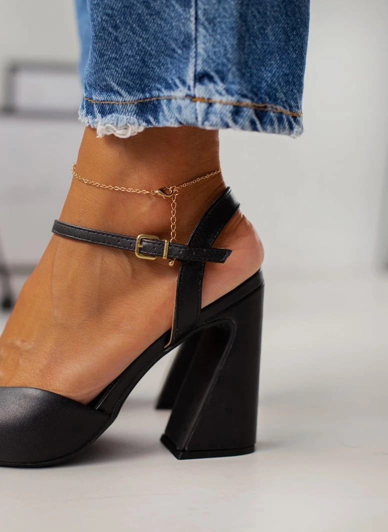 Πέδιλα καρέ με χοντρό τακούνι VIZZANO 6403.303 - Μαύρο 6 Πέδιλα καρέ με χοντρό τακούνι VIZZANO 6403.303 - Μαύρο - Image 4