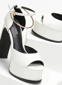 The Fashion Project Πέδιλα με μπαρέτα και Anklet - Λευκό 8 The Fashion Project Πέδιλα με μπαρέτα και Anklet - Λευκό -Κατάστημα TheFashionProject pedila loustrini me mpareta kai anklet 111255 0a8j