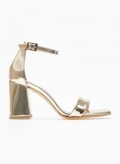 Πέδιλα με μπαρέτα λουστρίνι Tfp - Χρυσό