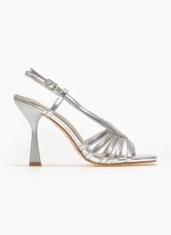 The Fashion Project Πέδιλα με λεπτά λουράκια - Ασημί 10 The Fashion Project Πέδιλα με λεπτά λουράκια - Ασημί -Κατάστημα TheFashionProject pedila me lepta lourakia 110744 f6bi