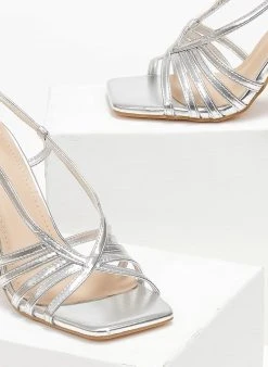 The Fashion Project Πέδιλα με λεπτά λουράκια - Ασημί 13 The Fashion Project Πέδιλα με λεπτά λουράκια - Ασημί -Κατάστημα TheFashionProject pedila me lepta lourakia 110744 pxbi