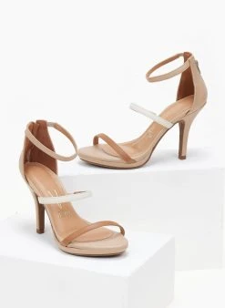 Πέδιλα με μπαρέτα και λεπτά λουράκια Vizzano 6210.1024 - Μπεζ -Κατάστημα TheFashionProject pedila me lepta lourakia vizzano 62101024 106411 okju