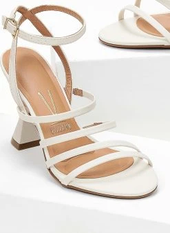 The Fashion Project Πέδιλα με μπαρέτα και λεπτά λουράκια Vizzano 6462.102 - Λευκό -Κατάστημα TheFashionProject pedila me lepta lourakia vizzano 6462102 102960 vbxs