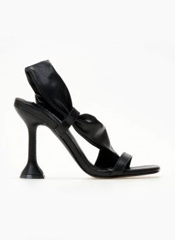 The Fashion Project Πέδιλα με μαλακή λοξή φάσα - Μαύρο -Κατάστημα TheFashionProject pedila me malaki loksi fasa 104653 dpmj