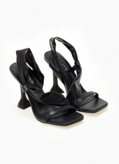 The Fashion Project Πέδιλα με μαλακή λοξή φάσα - Μαύρο -Κατάστημα TheFashionProject pedila me malaki loksi fasa 104653 l5li