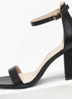 The Fashion Project Πέδιλα με μπαρέτα - Μαύρο -Κατάστημα TheFashionProject pedila me mpareta 110561 i4fp