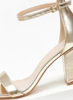The Fashion Project Πέδιλα με μπαρέτα - Χρυσό 8 The Fashion Project Πέδιλα με μπαρέτα - Χρυσό -Κατάστημα TheFashionProject pedila me mpareta 110563 2248