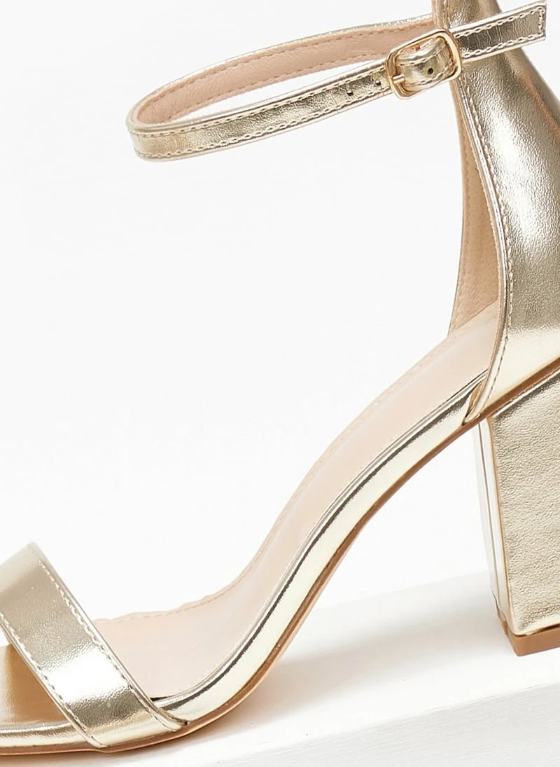 The Fashion Project Πέδιλα με μπαρέτα - Χρυσό 5 The Fashion Project Πέδιλα με μπαρέτα - Χρυσό - Image 3