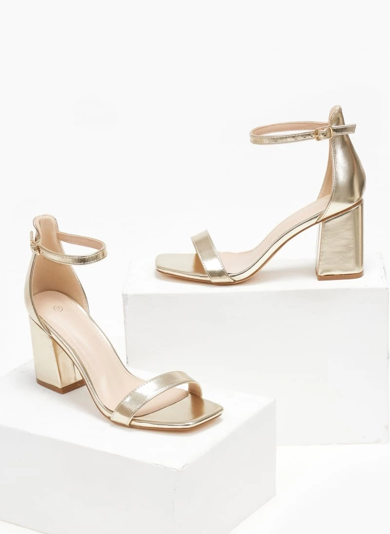 The Fashion Project Πέδιλα με μπαρέτα - Χρυσό 4 The Fashion Project Πέδιλα με μπαρέτα - Χρυσό - Image 2