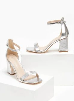 The Fashion Project Πέδιλα με μπαρέτα - Ασημί -Κατάστημα TheFashionProject pedila me mpareta 110564 4xku