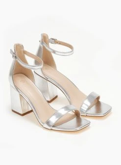 The Fashion Project Πέδιλα με μπαρέτα - Ασημί -Κατάστημα TheFashionProject pedila me mpareta 110564 idoj