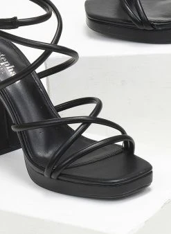 The Fashion Project Πέδιλα με μπαρέτα - Μαύρο -Κατάστημα TheFashionProject pedila me mpareta 111184 g8af