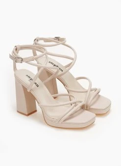 The Fashion Project Πέδιλα με μπαρέτα - Μπεζ -Κατάστημα TheFashionProject pedila me mpareta 111185 j4ro