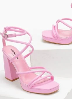 The Fashion Project Πέδιλα με μπαρέτα - Ροζ -Κατάστημα TheFashionProject pedila me mpareta 111186 nk88