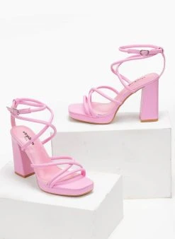 The Fashion Project Πέδιλα με μπαρέτα - Ροζ -Κατάστημα TheFashionProject pedila me mpareta 111186 yllk